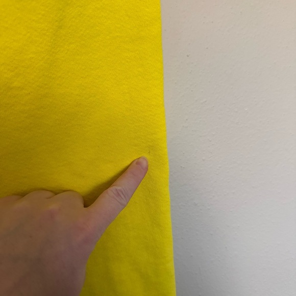 Sp5der Legacy Yellow Print Sweatpants Size Medium - Picture 4 of 5